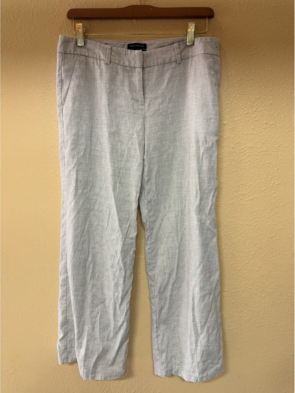 The Limited Classic Fit Womens Linen Pants Size 4